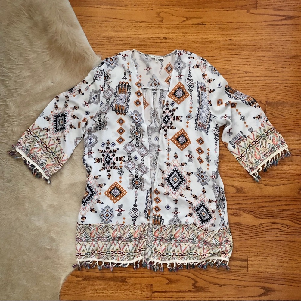 Jodifl Aztec Pattern Kimono